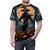 A t-shirt featuring a spooky scarecrow silhouette against a mysterious, moonlit night sky. - men front