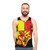 Edgy unisex graphic tank top - men