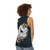 Unisex space-themed Kerbal Space Program tank top - women back