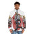 Assassin's Creed Altair Puffer Jacket featuring iconic video game character - men front