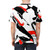 Abstract art print on a high-quality custom t-shirt - men back