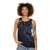 Unisex tank top with iconic lion print - women
