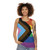 Unisex tank top with progress pride flag design - women