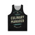 Culinary manager unisex tank top