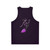 Crystal Witch Alien Unisex Tank Top - Back