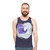 The Last Unicorn Unisex Tank Top with Unicorn and Sea Waves - men