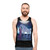 The Last Unicorn unisex tank top with original fantasy unicorn artwork - men