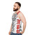 Vintage Jasmine Dragon Tea House Unisex Tank Top - men side