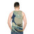 Japanese Kanagawa Wave Unisex Tank Top - men back
