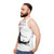 Unisex Japanese Samurai Tank Top - men side