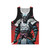Samurai demon unisex tank top