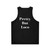 Unisex tank top with "Pretty But Loco" design - Back