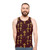 Christian cross mosaic pattern on unisex tank top - men