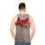 Japanese maple leaves unisex tank top - men back