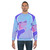 Cozy winter sweatshirt with a kawaii Japanese-inspired graphic design - men