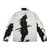 Armored samurai puffer jacket with Japanese warrior and ninja design - Back