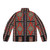 Vibrant Armenian folk art puffer jacket showcasing traditional Armenian textile design