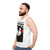 Kawaii Anime Kumamon Bear Graphic Unisex Tank Top - men side