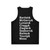 POTUS Staff Unisex Political Tank Top - Back