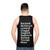 POTUS Staff Unisex Political Tank Top - men back