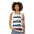 Unisex tank top with vintage TVR sports car design - women