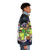 My Singing Monsters Characters Puffer Jacket featuring colorful game characters - men side right