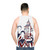 Vintage Mod Pop Art Unisex Tank Top - men back