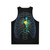 Glowing X-Ray Dragon Unisex Tank Top - Back