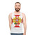 Portuguese Templar Cross Unisex Tank Top - men