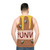 Honey-themed unisex tank top with cute cartoon graphic - men back