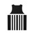 Port Adelaide Prison Bars Unisex Tank Top - Back
