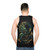 Jade dragon unisex tank top - men back
