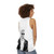 Jack Stauber Unisex Stencil Art Tank Top - women back