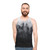 Midwinter Blues Unisex Tank Top with Vintage Nature Landscape - men