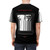 Brainwashed Society t-shirt with eerie glitch and anime-inspired design - men back