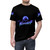 Messenger-inspired graphic t-shirt with mountain and night sky design - men front