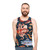 Pompeii mosaic unisex tank top with ancient Roman ocean design - men