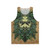 Green Man Unisex Tank Top with nature-inspired fantasy design