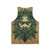 Green Man Unisex Tank Top with nature-inspired fantasy design - Back