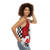 Unisex Ivory Towers Checkerboard Drag Queen Tank Top - women side