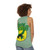 Retro The Green Hornet Unisex Tank Top - women back
