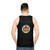 Retro superhero unisex tank top - men back