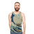 Japanese wave graphic unisex tank top - men