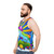 Cosmic Pet World Unisex Psychedelic Art Tank Top - men side