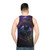 Cosmic Carnival 2024 Unisex Tank Top with Stars and Constellations - men back
