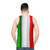 Italian flag Italy unisex tank top - men back