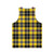 Cornish Tartan Unisex Tank Top - Back