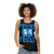 Unisex tank top showcasing a vinyl record album art design - women