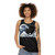 Unisex Fibonacci Wave tank top featuring sacred geometry and Japanese art - women