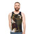 Surreal unisex tank top featuring collage-style digital art - men